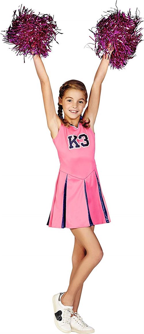 Studio 100 Studio100 0806038 K3 Vestiaire robe de pom-pom girl 6–8 (dans hollandais), One Size