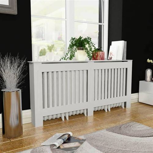 Vidaxl Blanc Cache-Radiateur Mdf 172 Cm - Image 3