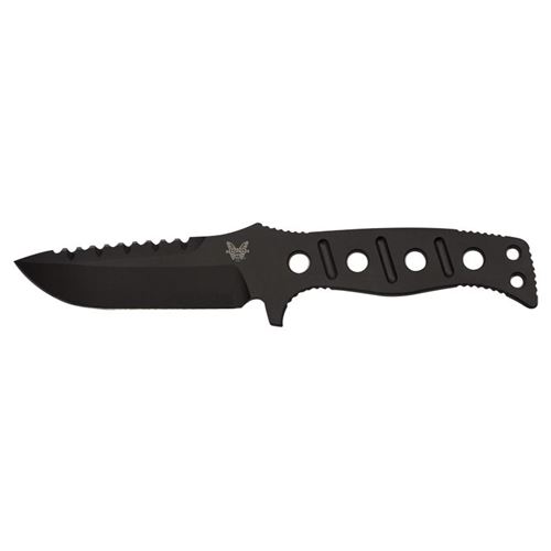 Lames fixes - benchmade - bn375bk - benchmade - adamas fixed étui noir