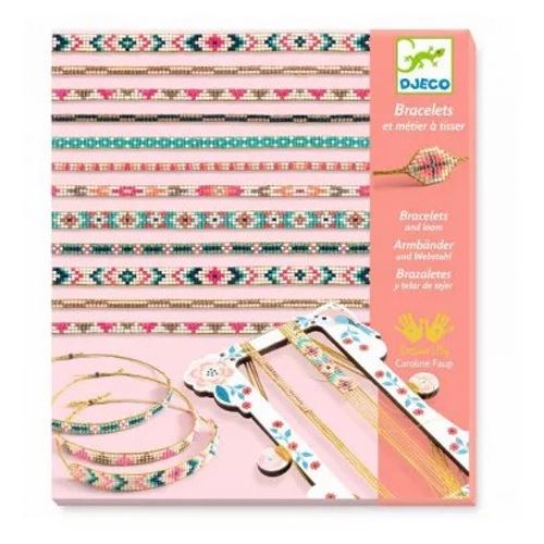 Djeco Multicolore Création Perle Et Bijou Bracelets Miniscules