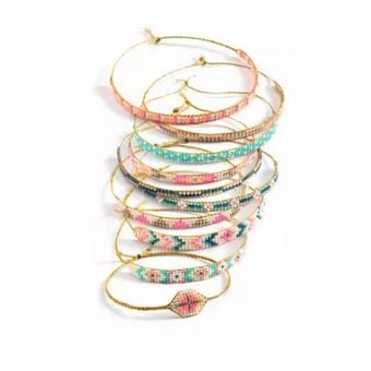 Kit de bracelet et metier a tisser minuscules