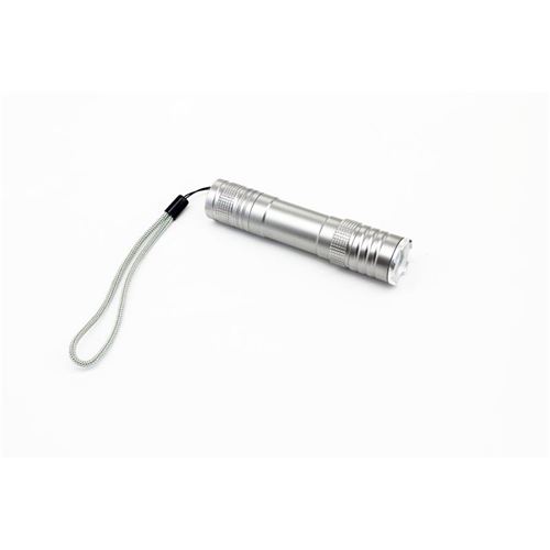Lampe Torche Etanche à Eclairage LED CREE XPE Rechargeable (Argent)