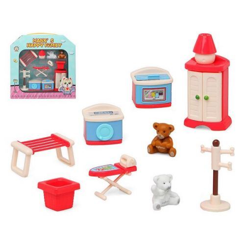 Accessoires pour maisons de poupées Happy Family Laundry Room