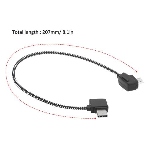 Câble Data Télécommande Souple en Nylon pour DJI Mavic Pro/Platinum