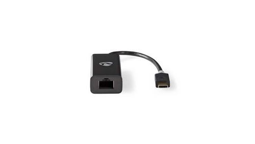 Câble adaptateur usb type-c type-c mâle - rj45 (8p8c) femelle 0,2 m anthracite nedis