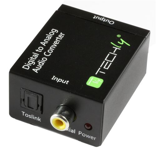 Techly idata spdif-3 multiconnection rca noir adaptateur et connecteur de câbles 301139
