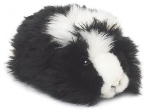WWF cochon d'inde en peluche 19 cm noir/blanc