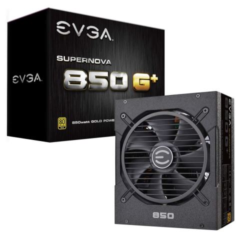 Evga Supernova 850 G1+ 850w Atx Noir Unité D'alimentation D'énergie - Unités D'alimentation D'énergie (850 W, 100 - 240, 50 - 60, 5 - 12, 120 W, 849,6 W)