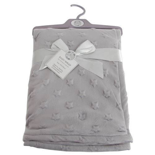 Snuggle Baby - Châle STAR - Bébé (75 cm x 100 cm) (Gris) - UTBABY1564