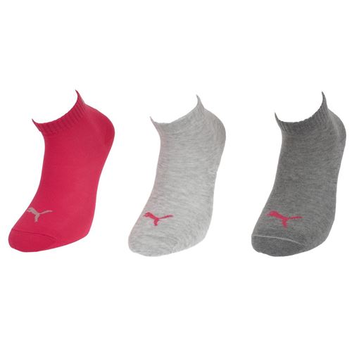 Socquettes chaussettes Puma Soq. grs/rse 3 paires Blanc taille : 35-38 réf : 52198