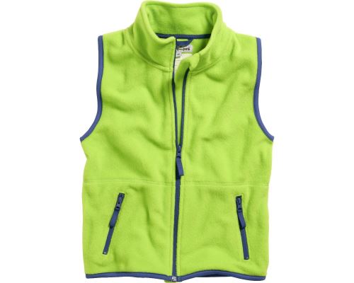 Playshoes polaire bodywarmer junior vert/bleu foncé