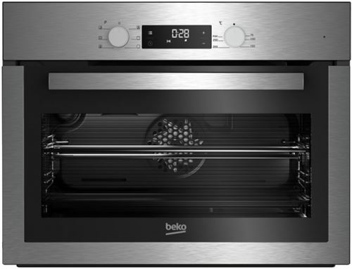 Beko BCE16300X - Four - intégrable - niche - largeur : 56 cm - profondeur : 55 cm - hauteur : 45 cm - avec système auto-nettoyant - classe A - acier inoxydable