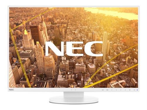NEC MultiSync EA245WMi-2 - LED-monitor - 24 - 1920 x 1200 - AH-IPS - 300 cd/m² - 1000:1 - 6 ms - HDMI, DVI-D, VGA, DisplayPort - luidsprekers - wit