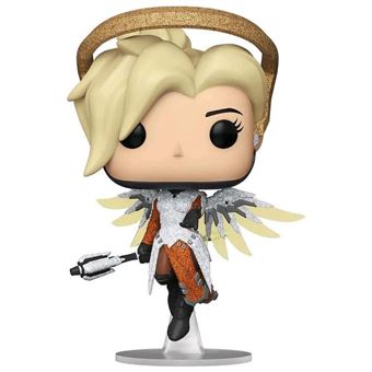 Figurine Funko Pop Games Overwatch Mercy Blizzard 30th Anniversary Diamond Glitter