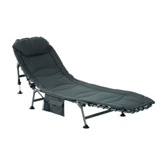 Chaise Longue Transat Pliant Grand Confort Dossier Reglable Multipositions Matelas Oreiller Integre Pochette Rangements Acier Polyester Oxford Vert Fonce Mobilier De Jardin Achat Prix Fnac