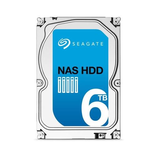 Seagate NAS HDD ST6000VN0031 - Vaste schijf - 6 TB - intern - SATA 6Gb/s -buffer: 128 MB - met 3 jaar Rescue Service Plan