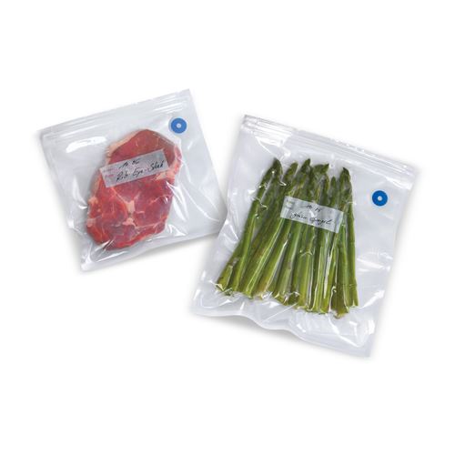 Gefu Recharge de sachets pour kit de mise sous vide VACO, 8 pièces Transparent