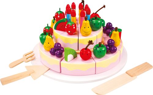 Legler - 2020796 - jeu d'imitation - cuisine - gâteau d'anniversaire à découper