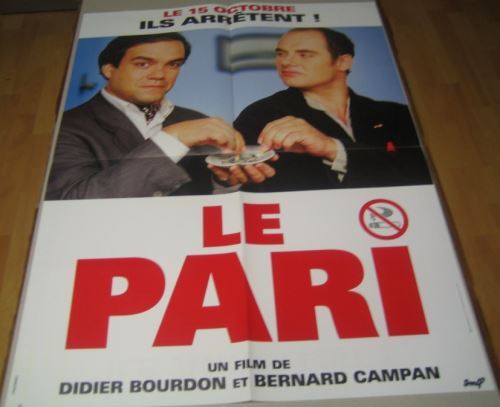 Le Pari AFFICHE CINEMA ORIGINALE
