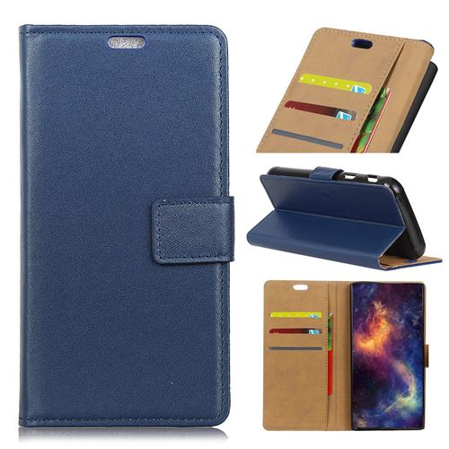 Etui en PU couleur bleu pour Huawei P Smart (2019)/Honor 10 Lite