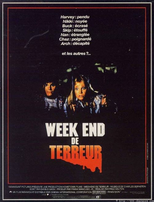 Week-end De Terreur AFFICHE CINEMA ORIGINALE État correct - N/A reconditionné disponible sur Fnac