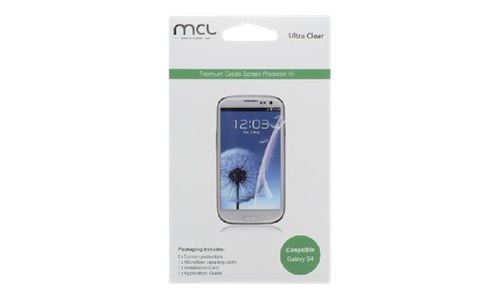 MCL Samar - Schermbeschermer voor mobiele telefoon - ultra helder - voor Samsung Galaxy S4