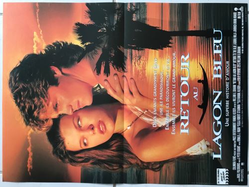 Retour Au Lagon Bleu AFFICHE CINEMA ORIGINALE