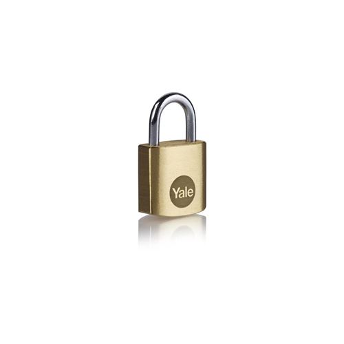 Non Communiqué Yale Lot De 2 Cadenas Laiton S'entrouvrant 20 Mm, Anse Acier, 3 Cles