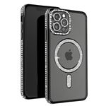 Avizar Coque Diamant pour Samsung Galaxy A36 MagSafe Contour Strass