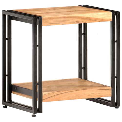Non Communiqué Brun Vidaxl Bijzettafel 40X30x40 Cm Massief Acaciahout320683