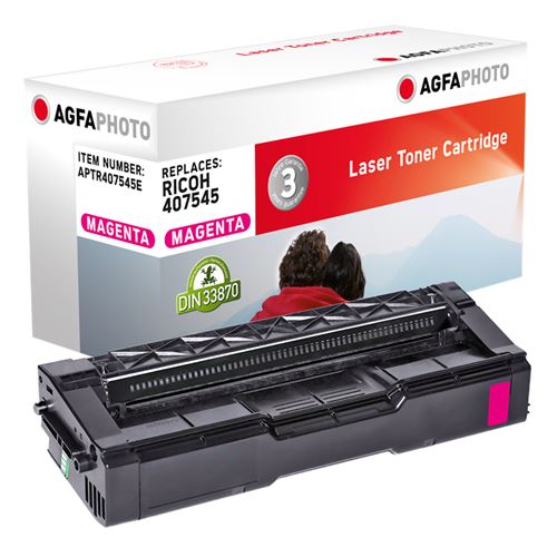 Compatible Avec Ricoh 407545 (sp C250em) Agfa Photo Aptr407545e Toner Magenta