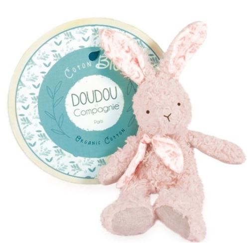 Doudou & Compagnie Unisex Rose Peluche Lapin - Image 2