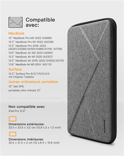 Housse PC Portable Inateck Housse 13 Pouces Compatible avec