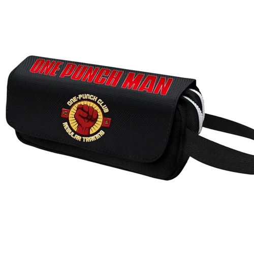 Trousse à crayon One Punch Man pour Garçon et Filles (PC5494) 20x10x5 cm Noir