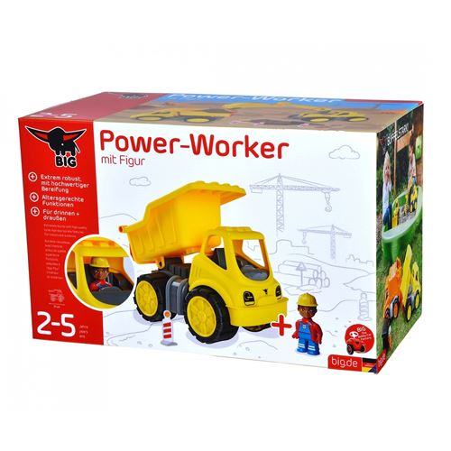 Big 800054836 - Power-Worker benne et figurine