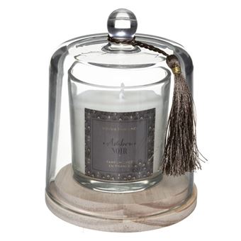Comptoir de la Bougie - Bougie Parfumée Cloche "Loli" 130g Ambre Noir - 1