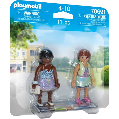 PLAYMOBIL 70691 - Duo-Pack Shopping-Girls