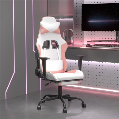 Vidaxl Blanc/Rose Chaise De Jeu - Image 3