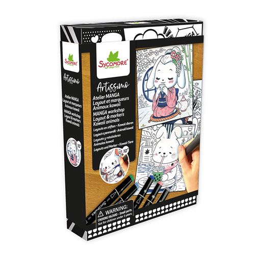 Non Communiqué Vert Artissimo - Pm Atelier Manga - Animaux Kawaii