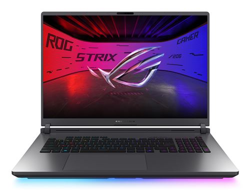 Asus Rog Strix G18 G815Lr-Drs9066W - Intel Core Ultra 9 - 275Hx / Jusqu'à 5.4 Ghz - Win 11 Home - Geforce Rtx 5070 Ti - 32Go Ram - 1To SSD Nvme - 18" Ips 2560 X 1600 (Wqxga) @ 240 Hz - 2.5 Gigabit Ethernet - Wi-Fi 7, Bluetooth