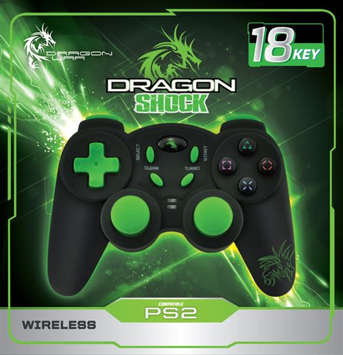 Dragon Shock Manette Sans fil compatible avec PS2 État correct -  reconditionné disponible sur Fnac