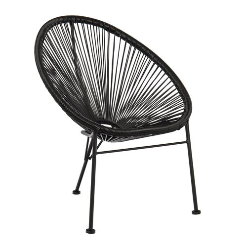 SKLUM Chaise pour enfants Mini Acapulco Noir