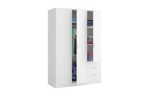 Armoire rangement 3 portes L108,8 x H180 cm