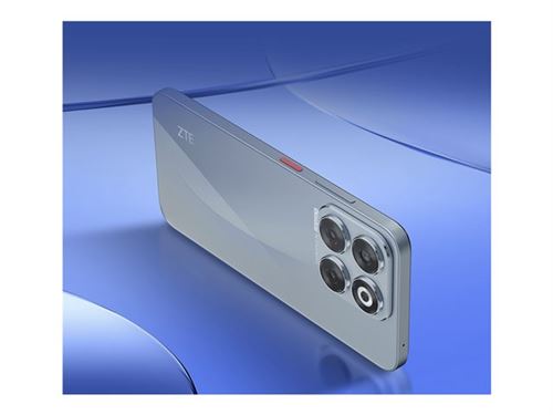 ZTE Blade V70 - 4G smartphone - double SIM - RAM 8 Go / Mémoire interne 256 Go - microSD slot - 6.7 - 1600 x 720 pixels (120 Hz) - 3 x caméras arrière 108 MP, 2 MP - front camera 16 MP - gris poussière d étoiles