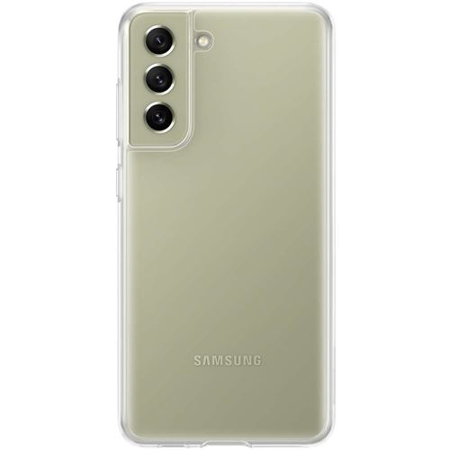 Schützende Silikonhülle für Samsung Galaxy S21FE Transparent