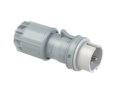 Non Communiqué Blanc/Gris Mâle Cee 16 A 2 Pôles Pce Twist 082-12V 42 V