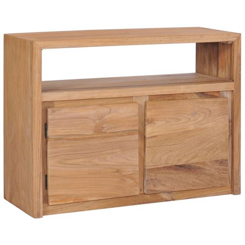 vidaXL Buffet 80 x 30 x 60 cm Bois de teck massif