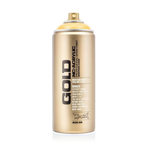 Non Communiqué Bombe De Peinture - Gold - Acrylique - Transparent Yellow Cab - 400Ml - Montana Cans product image