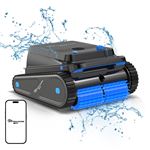 EVERCROSS BOT U8 Robot Piscine Sans Fil, APP, Nettoyage du Fond, des Parois et de la Ligne d' Eau, 120Min & 200m² d'Autonomie