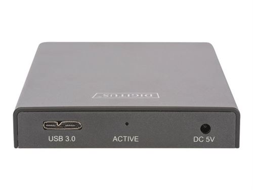 DIGITUS DA-71114 - Storage enclosure - 2.5 - SATA 6Gb/s - USB 3.0 - zwart